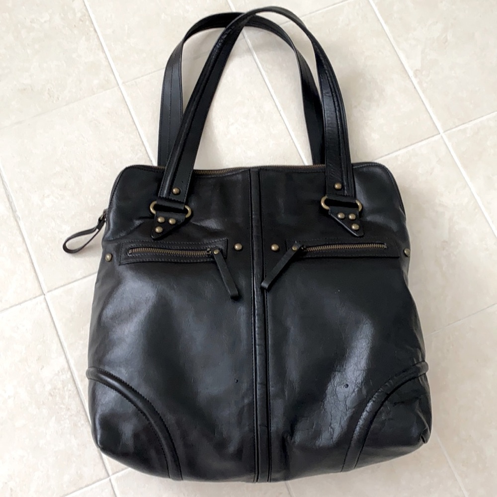 Genuine leather work tote from Kate Landry